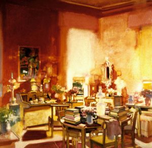The Red Room, Glenveagh painting