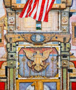 Morton Kaish, Stars and Stripes Series, c. 2021
Acrylic on linen, 78 × 66 in. (198 × 167.5 cm)